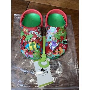 Crocs Disney‎ Parks 2023 Christmas Holiday Presents Mickey & Friends - size C11
